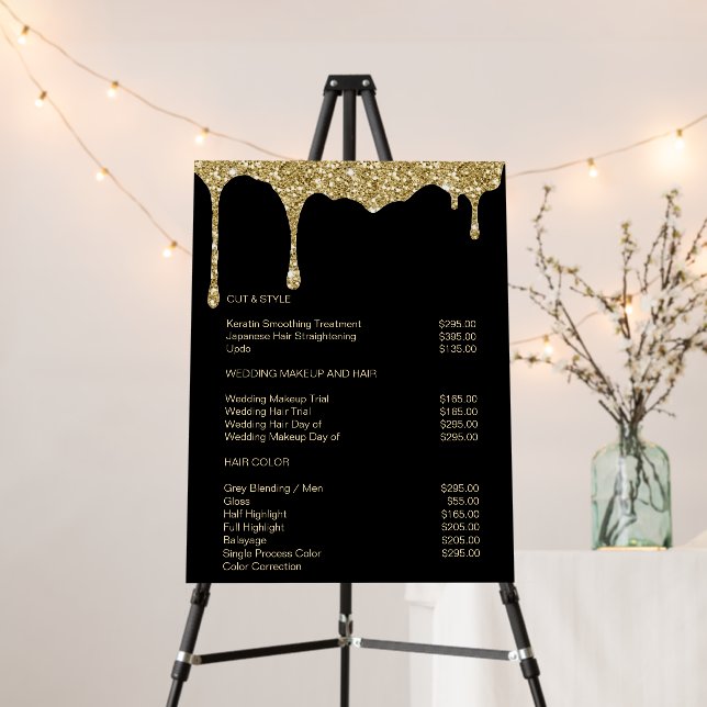 Modern glamour salon foam board (In Situ (Stand))