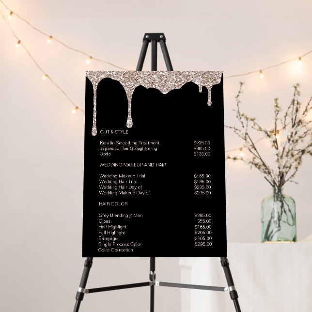 Modern glamour salon foam board (In Situ (Stand))