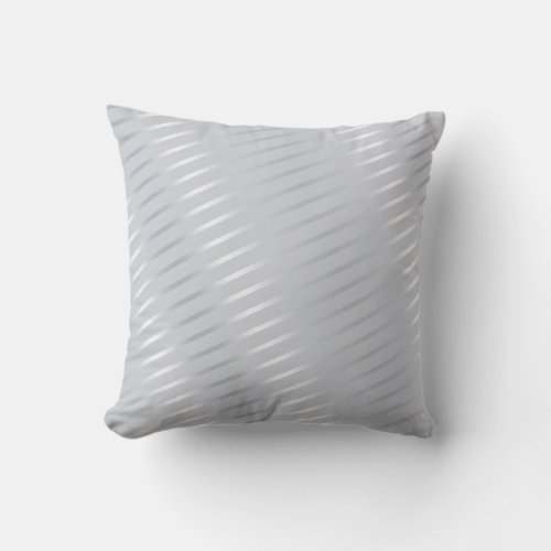 Modern Glamour Silver Look Template Trendy Elegant Throw Pillow