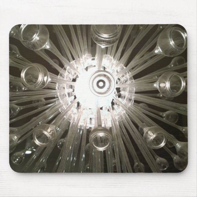Modern Glass Pipe Chandelier Mouse Pad (Front)