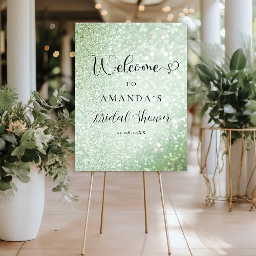 Modern Glitter Bridal Shower  Foam Board