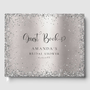 Modern, Glitter Bridal Shower    Guest Book