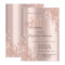 Modern Glitter Drips Rose Gold  Sweet 16