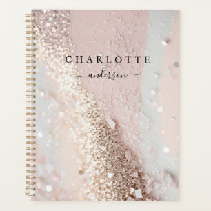 Modern, glitter, elegant planner