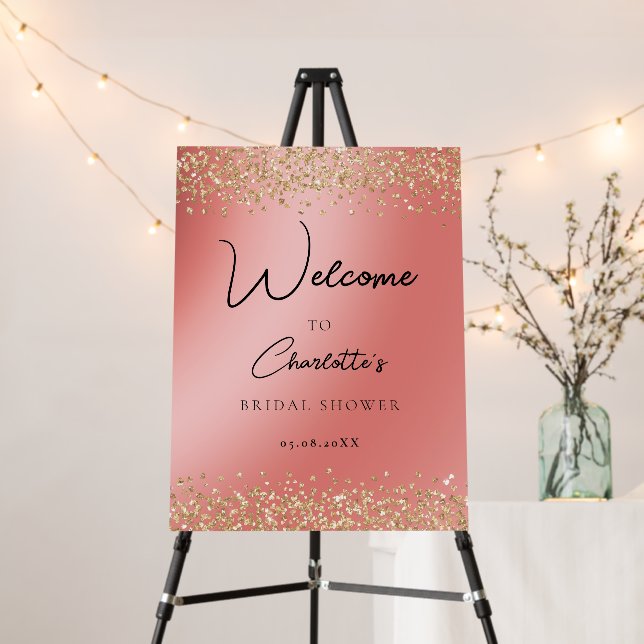 Modern, Glitter  Foam Board (In Situ (Stand))