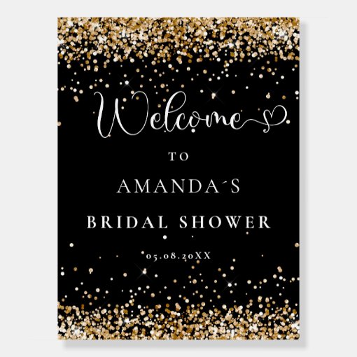 Modern, Glitter Foam Board Zazzle