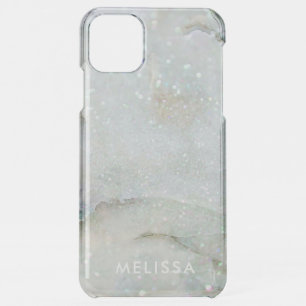 Modern Glitter Marble Personalized iPhone 11 Pro Max Case
