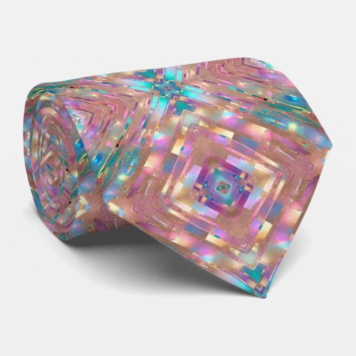 Modern Glitter Opal Holographic Collection Neck Tie