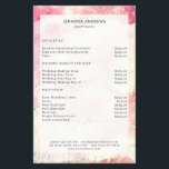 Modern  Glitter Salon Price List   Flyer<br><div class="desc">Modern,   glitter,  salon,  price list flyer. Edit your product in a few minutes by adding your data. You can change the font/color/position by "further personalization".</div>