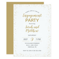 Modern Glitz Engagement Party Invitation