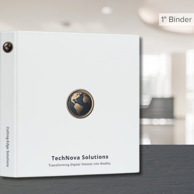 Modern Globe Logo Business Binder (Creator Uploaded)