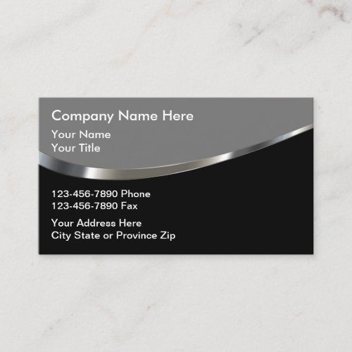 Modern Glossy Accountant Business Cards