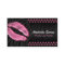 Modern Glossy Lips Zebra Monogram Make Up Artist