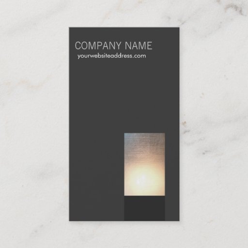 Customizable Modern Glow Business Card