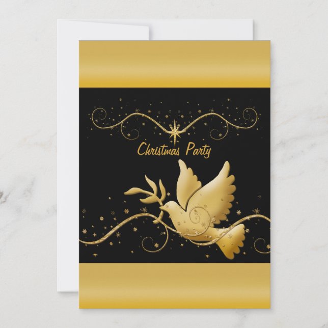 Modern gold black Christmas christian template (Front)