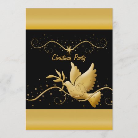 Modern Gold Black Christmas Christian Template