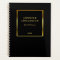 Modern gold black elegant professional business