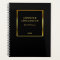 Modern gold black elegant professional business