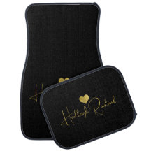 Modern Gold Black Monogram