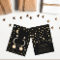 Modern Gold Black Stars Moon Earring Display Card