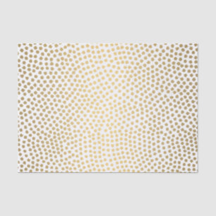 Modern Gold Confetti Tissue Paper
