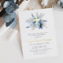 modern gold cross first communion invitation foil  foil invitation