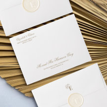 Modern Gold Elegant Wedding