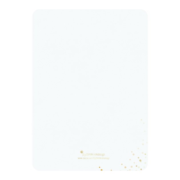 Modern Gold Foil Glamour Wedding Invitation