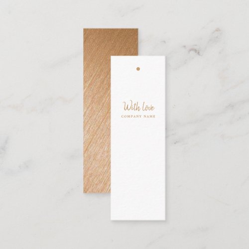 Modern Gold Foil Script Gift Tags