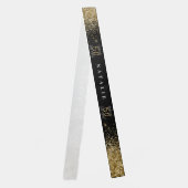 Modern gold glitter 50th birthday party stylish sash (Front)