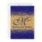 Modern Gold Glitter and Royal Blue