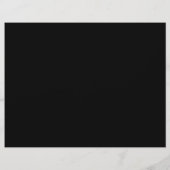 Modern Gold Glitter Butterflies Trifold Brochure (Back)