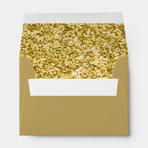 Modern Gold & Glitter Party  Envelope