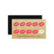 Modern Gold Glitter Red Lips Beauty Salon