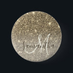 Modern Gold Glitter Sparkles Personalized Name Button<br><div class="desc">Introducing our Modern Gold Glitter Sparkles Personalized Name collection, where elegance meets customization. Step into a world of shimmering beauty with our exquisite range of products, designed to add a touch of luxury to your everyday life. Our collection showcases the captivating allure of modern gold glitter sparkles, creating a dazzling...</div>