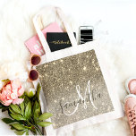 Modern Gold Glitter Sparkles Personalized Name Tote Bag<br><div class="desc">Introducing our Modern Gold Glitter Sparkles Personalized Name collection, where elegance meets customization. Step into a world of shimmering beauty with our exquisite range of products, designed to add a touch of luxury to your everyday life. Our collection showcases the captivating allure of modern gold glitter sparkles, creating a dazzling...</div>