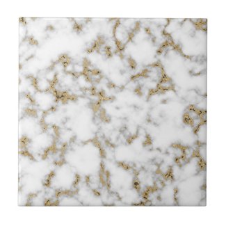 Modern Gold Grey White Marble