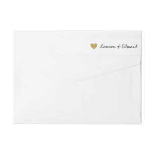 Envelope Wrap Return Address Labels | Zazzle