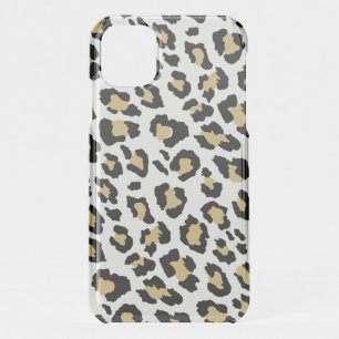 Modern Gold Leopard Cheetah Animal Print Pattern iPhone 11 Case
