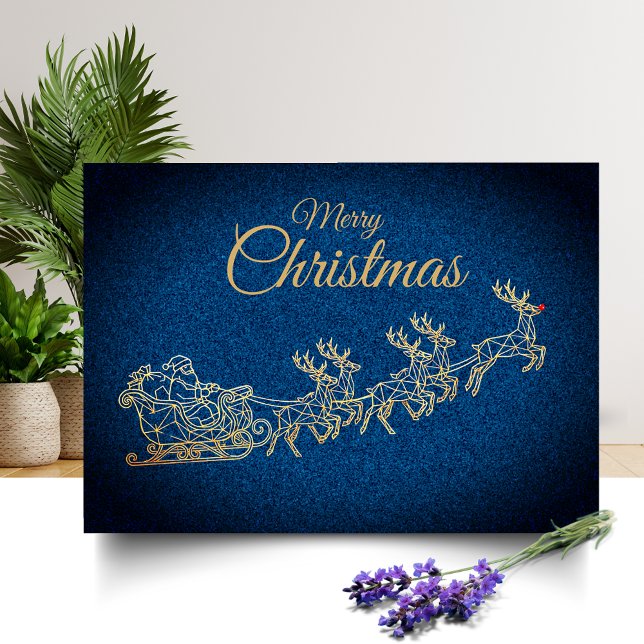 Modern Gold Line Art | Christmas Card (Creator Uploaded)
