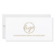 Modern Gold Logo Simple Business Gift Certificate