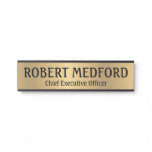 Modern Gold Look Professional Door Sign Name Plate Modern Gold Look Professional Door Sign Name Plate
