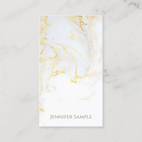 Modern Gold Marble Luxury Template Elegant Golden Business Card