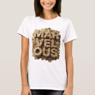 Modern Gold MARVELOUS Quote Design T-Shirt