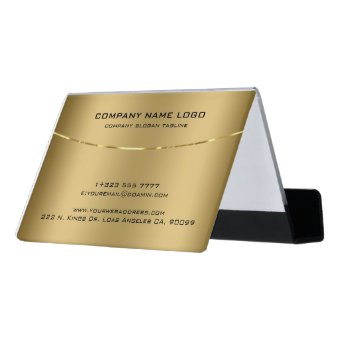 Silver-Plated Desk Business Card Holder main image 0