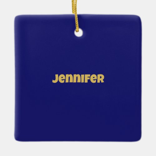 Modern Gold Midnight Blue Color Plain Unique Ceramic Ornament