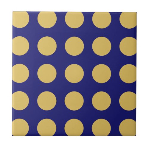 Modern Gold Midnight Blue Color Plain Unique Ceramic Tile