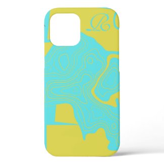 Modern Gold Monogram Case-Mate iPhone Case