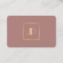 Modern Gold Monogram Elegant Professional Template Business Card