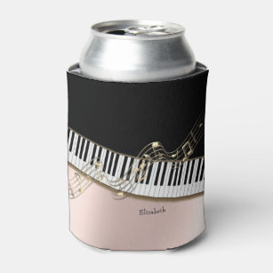  Modern Gold Music Notes,Piano Keys Rose Gold  Can Cooler